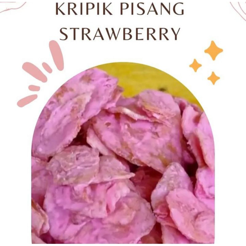

kripik pisang strawberry