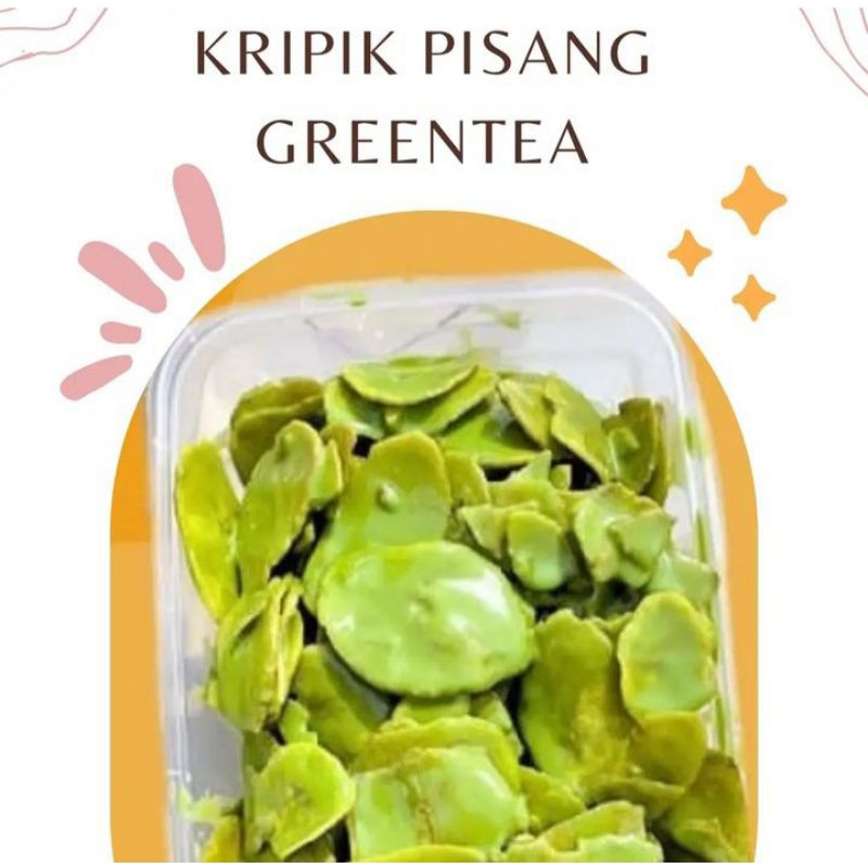 

kripik pisang greentea lumer