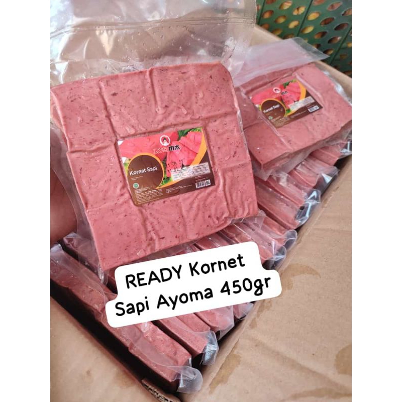 

450gr KORNET SAPI AYOMA KOTAK JUAL KORNET MALANG MURAH GRATIS ONGKIR BISA COD