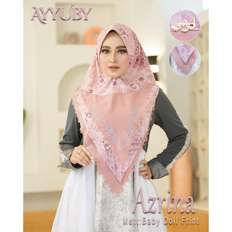 azrina ayyuby Khimar motif terbaru premium