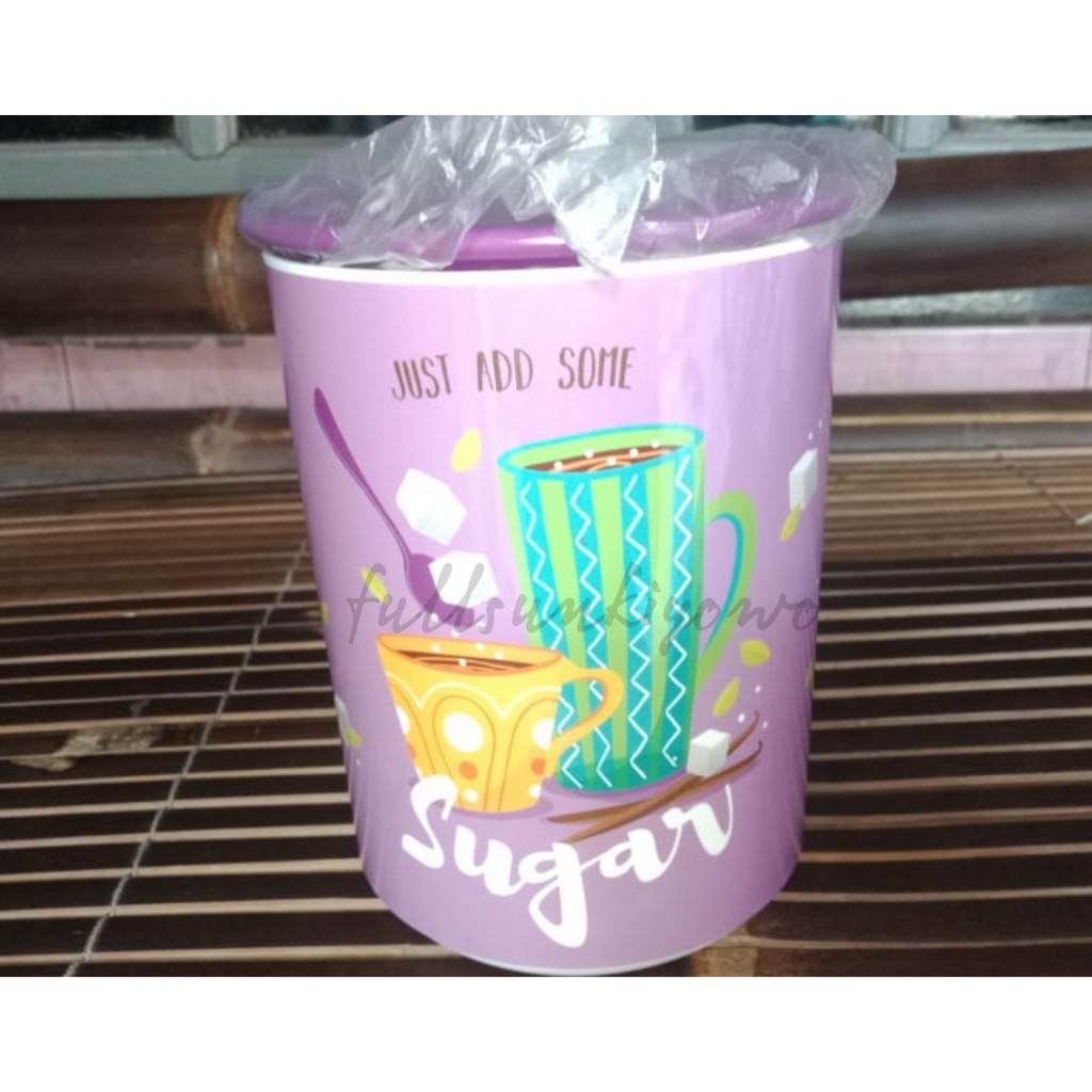 [ORIGINAL] NEW Tea Time Canister Tupperware | Toples Makanan Tupperware
