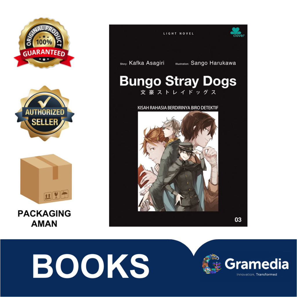 Gramedia Bintaro -   BUNGO STRAY DOGS 3 - KISAH RAHASIA BERDIRINYA BIRO DETEKTIF