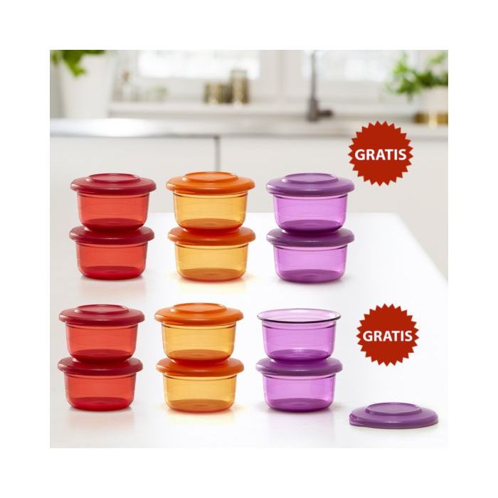 TUPPERWARE WADAH BEKAL MAKAN TOPLES SERBAGUNA PLASTIK TRANSPARAN CRYSTAL CANDY 150ML