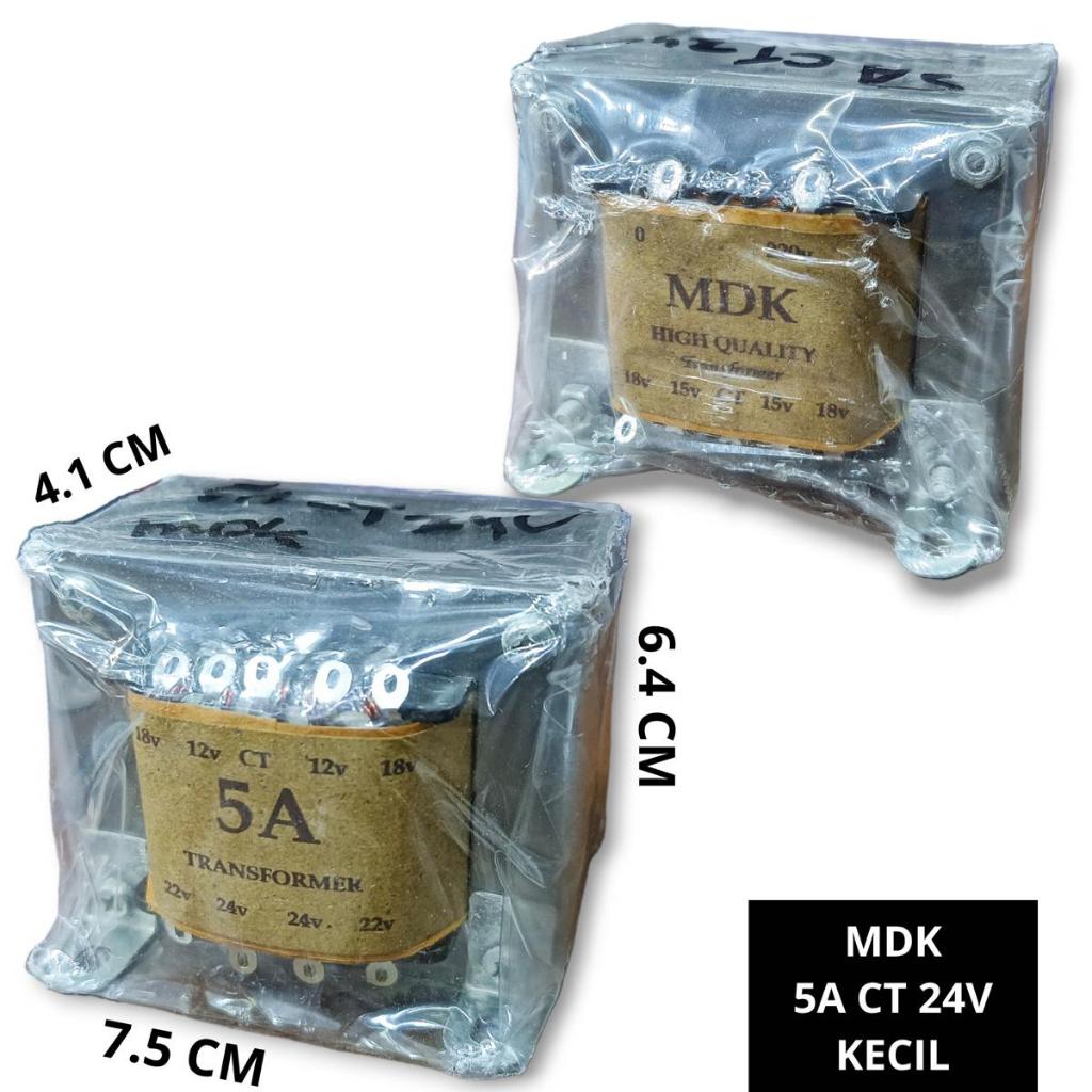 Trafo MDK 5A CT 24V Kecil / Travo 5A CT24V Tembaga Murni