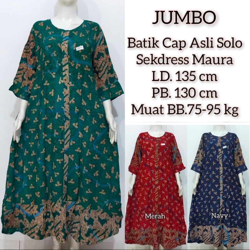 DASTER JODHA JUMBO BATIK CAP ASLI SOLO/ REALPICT