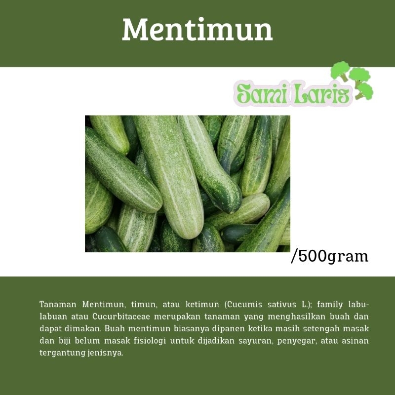 

Mentimun/Timun/Belungka