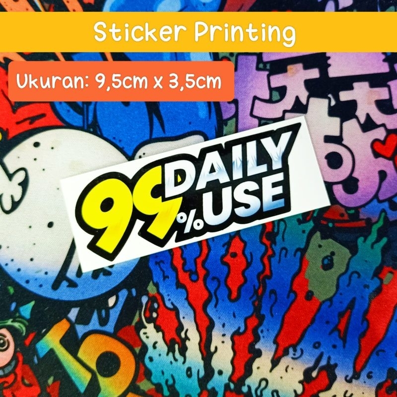

Sticker printing 99% DAILY USE