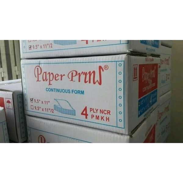 

kertas komputer continuous form 4ply 9.5x11" paper pryns -