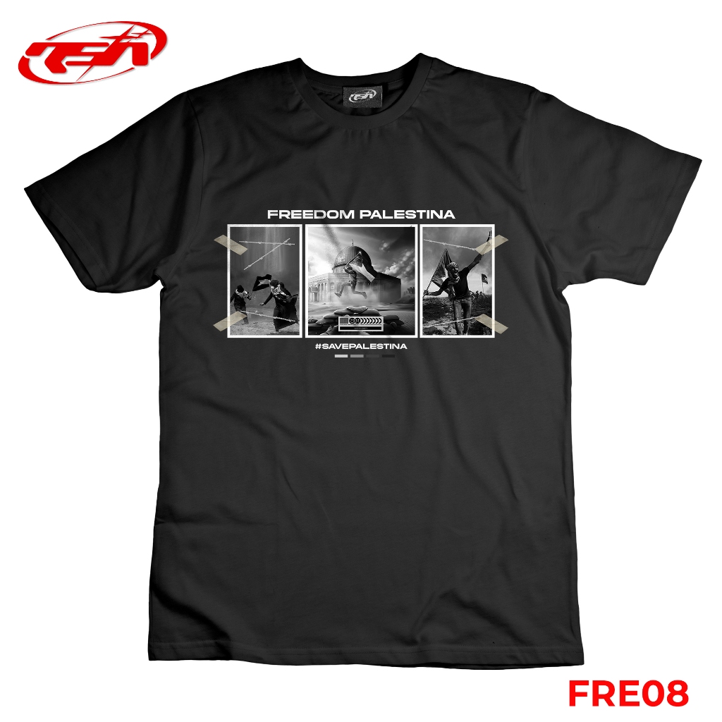 Kaos Dakwah Islami SAVE GAZA Palestine/ Kaos Pria-WANITA Distro Arab Save Palestina Bandung Original