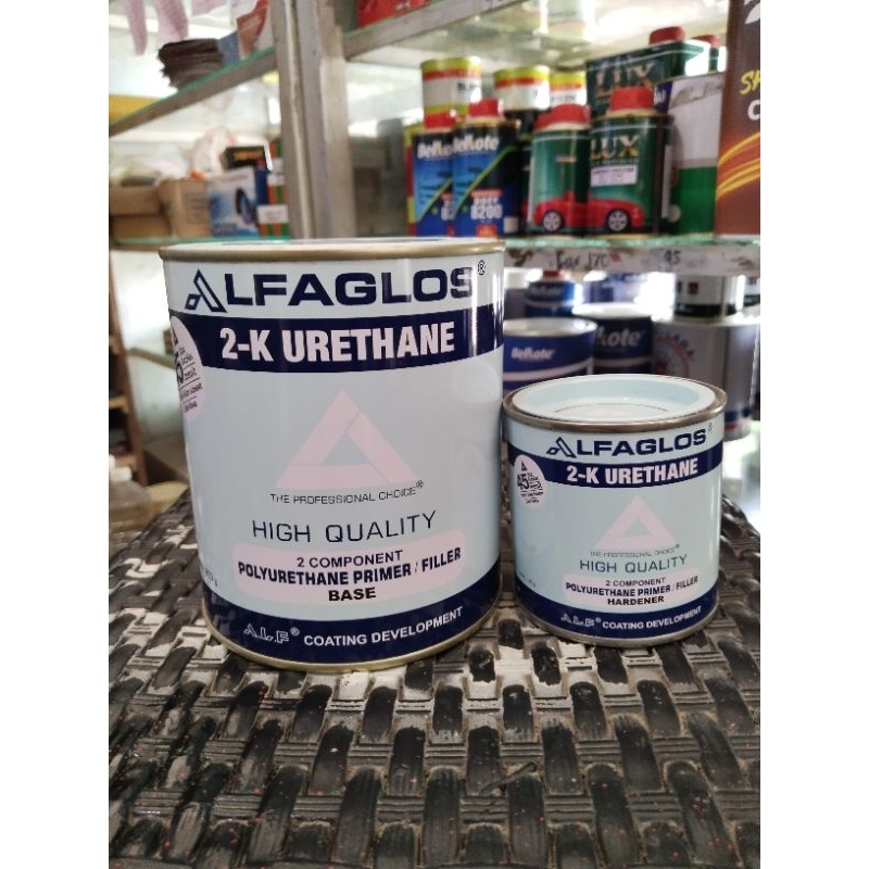 Epoxy Alfaglos Filler 2k Primer 45 menit siap amplas