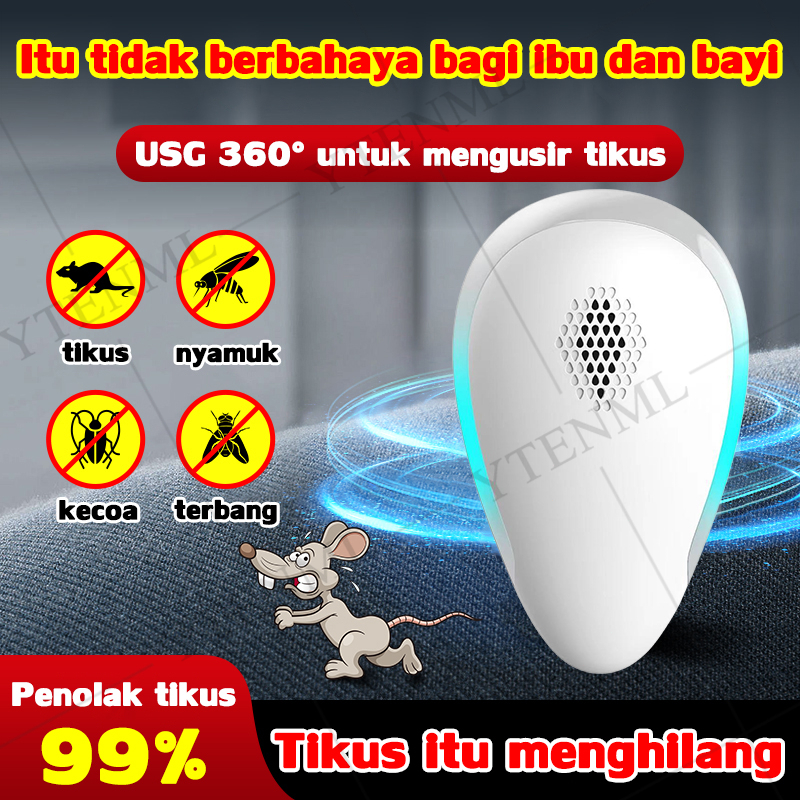 Buat tikus menghilang dari rumah Anda alat pengusir nyamuk pengusir tikus ultrasonik Alat Pengusir S