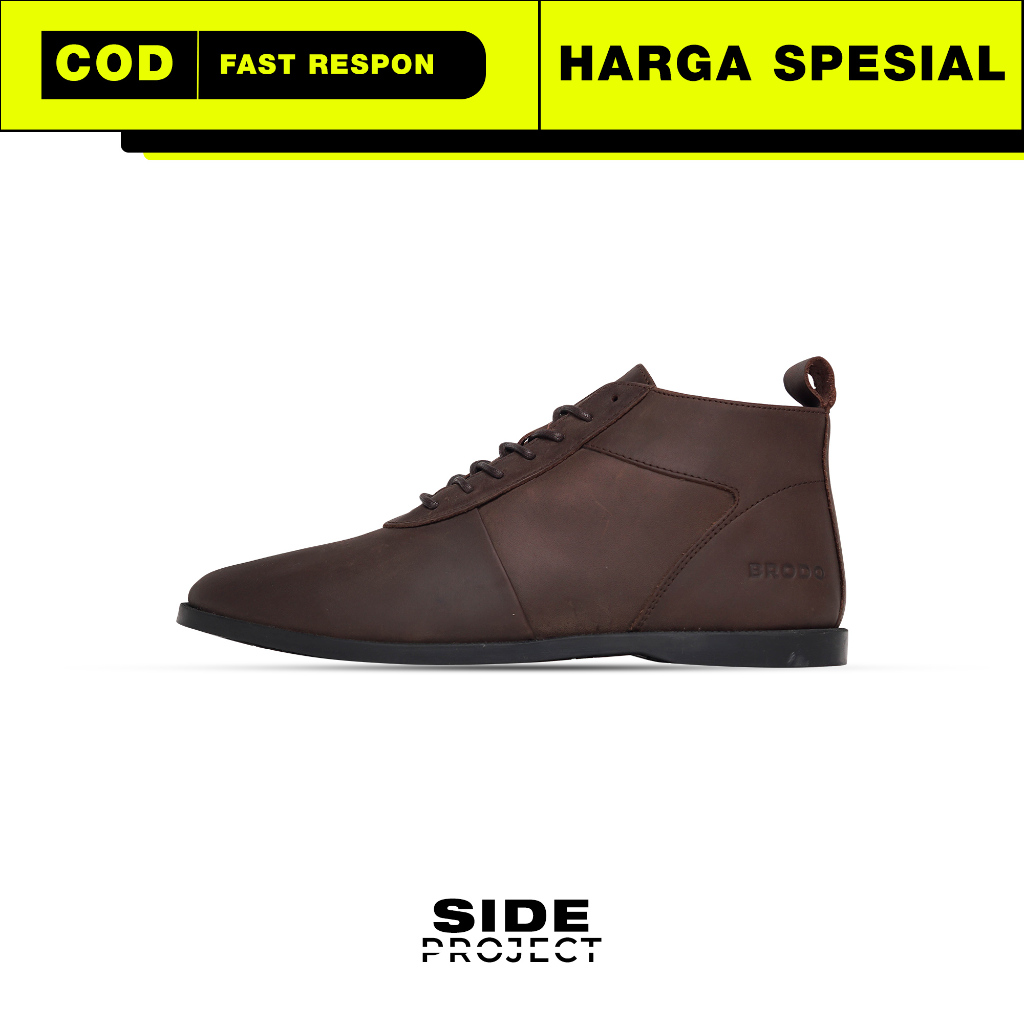 BRODO Ventura Warna Dark Choco Original Brodo Footwear