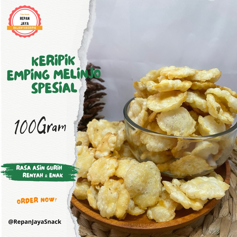 

Emping Melinjo Asin 100Gram