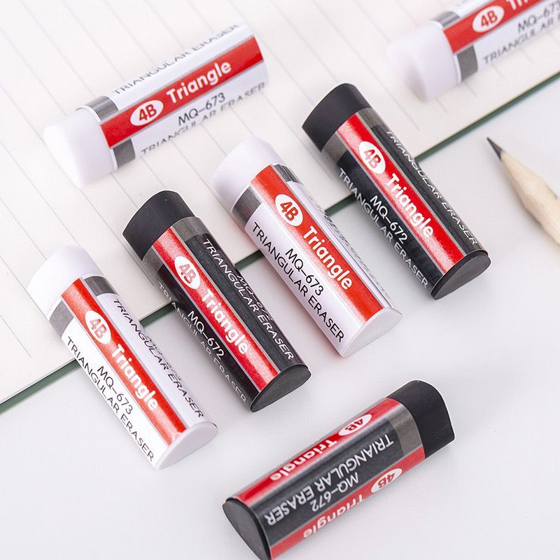 

Penghapus Pensil 4B Segitiga #ST090 / Menghapus Dengan Bersih / Penghapus Ujian / Eraser Triangle