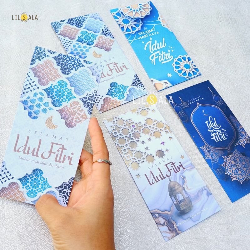 

AMPLOP LEBARAN BESAR 4 PCS 1 SET ANAK DEWASA UNIK IDUL FITRI ANGPAO CANTIK ABSTRAK UCAPAN EID untuk hampers lebaran / hampers ramadhan