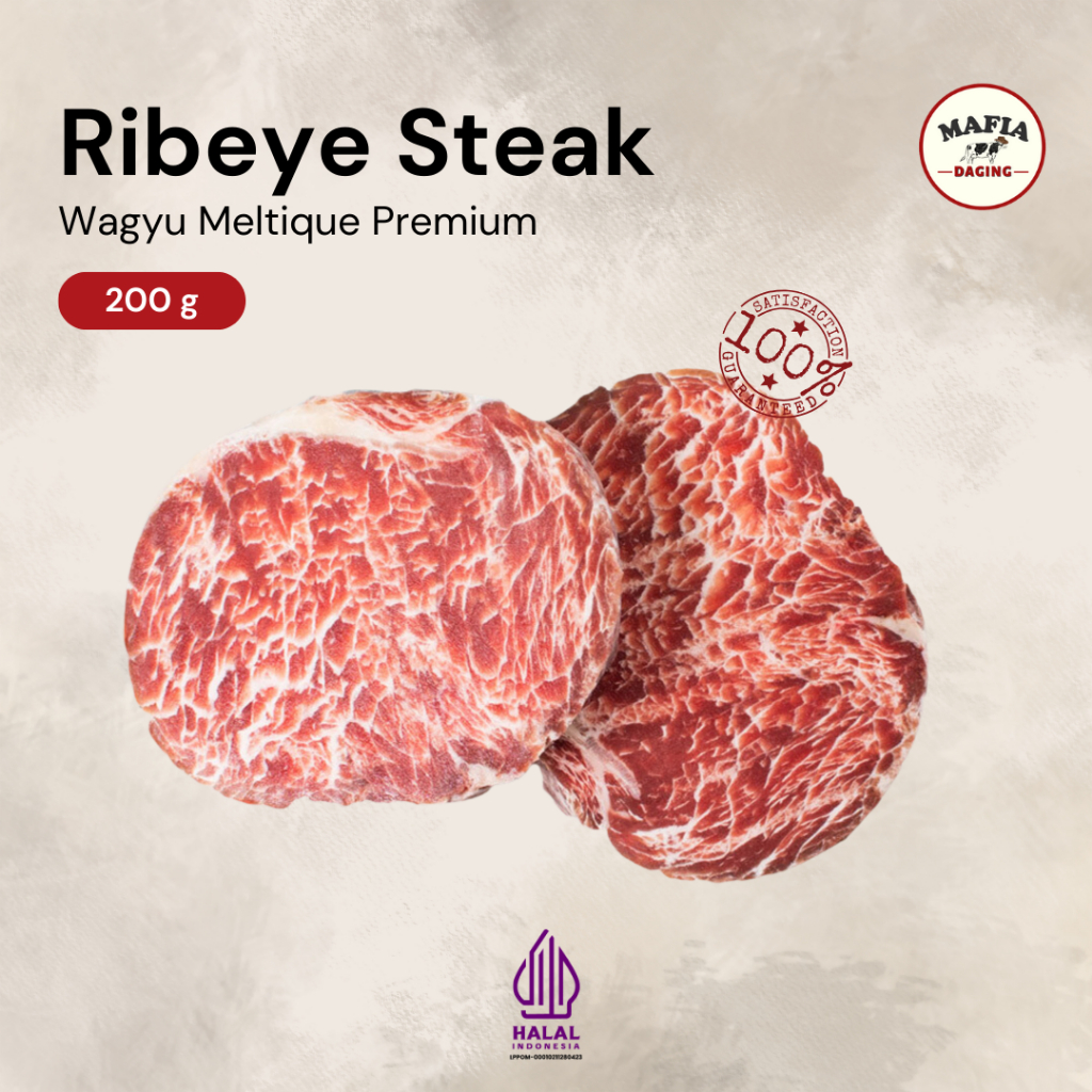Wagyu Ribeye Meltique Steak Prime Cut 200 g.