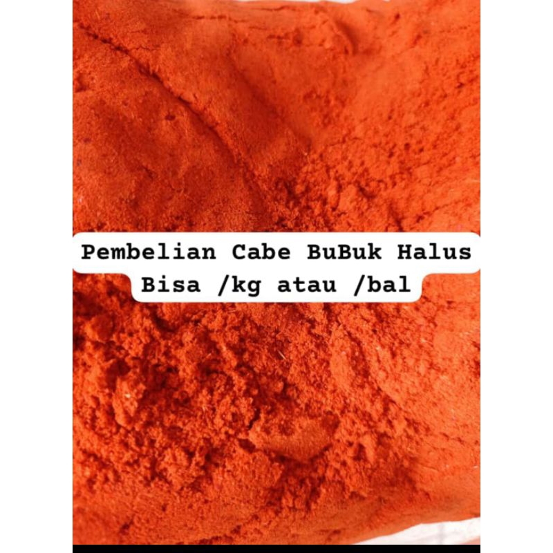 CABE BUBUK HALUS KWALITAS SUPER PEDAS 1 KG PACKING