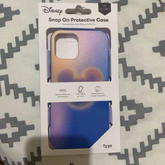 Case Iphone 12/12 pro Mickey Gradient Typo