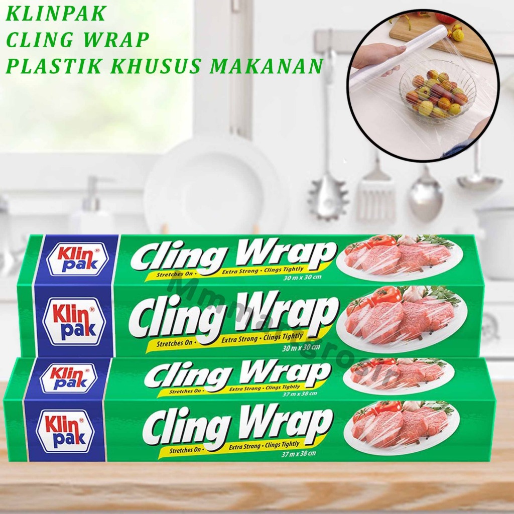 

Klinpak / Cling Wrap Bening / Plastik Wrapping Khusus Makanan