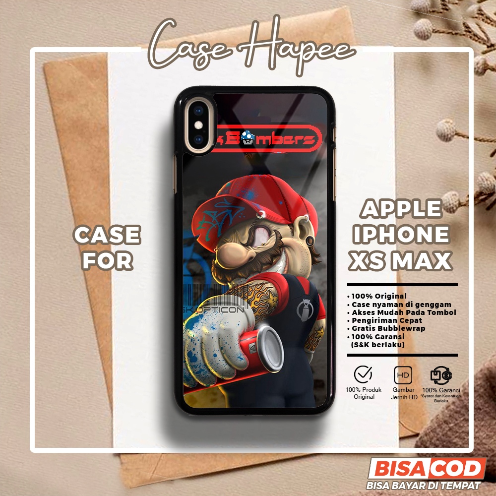 Case Iphone XS Max Casing Iphone XS Max [ZOMB] Casehapee Case Glossy Case Aesthetic Custom Case Prem
