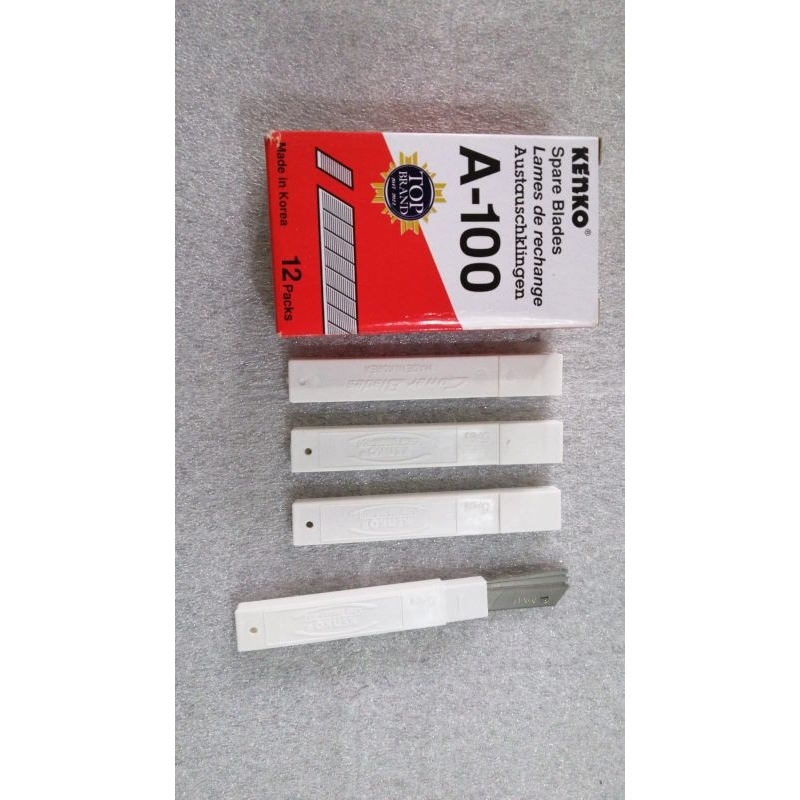 

Isi Cutter kecil KENKO A100 refill Spare Blade/ Kater A-100/ Mata Pisau