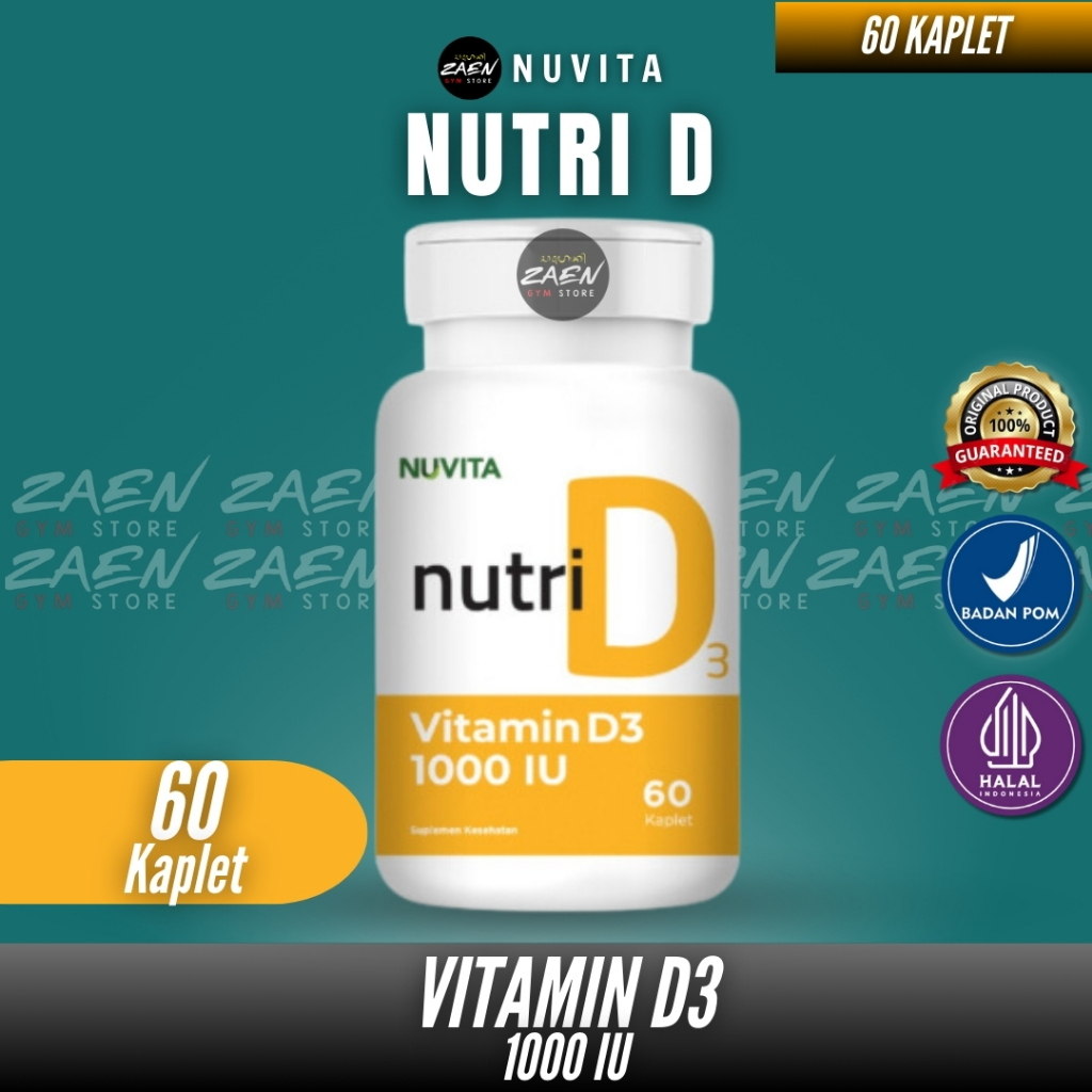 Nuvita Nutri D3 1000 IU HALAL BPOM 60 Capa