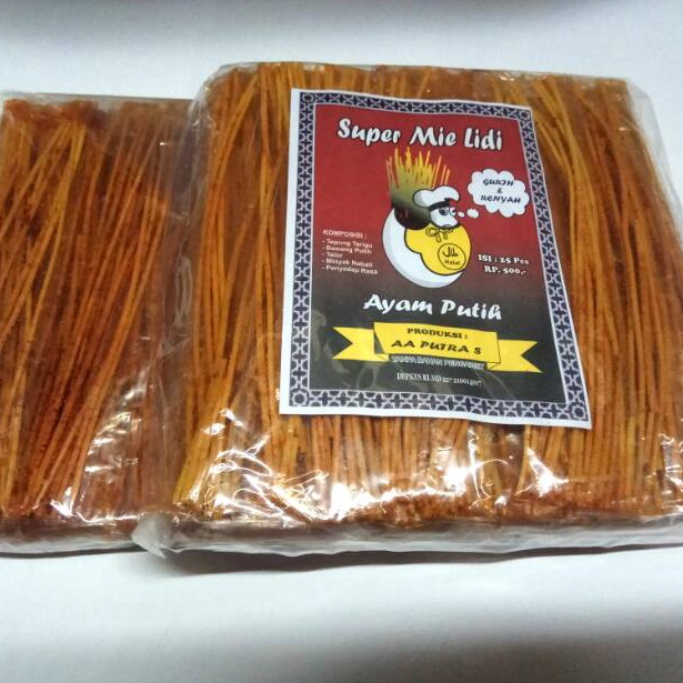 

Cuci gudang mie lidi super 1pack isi 25pcs