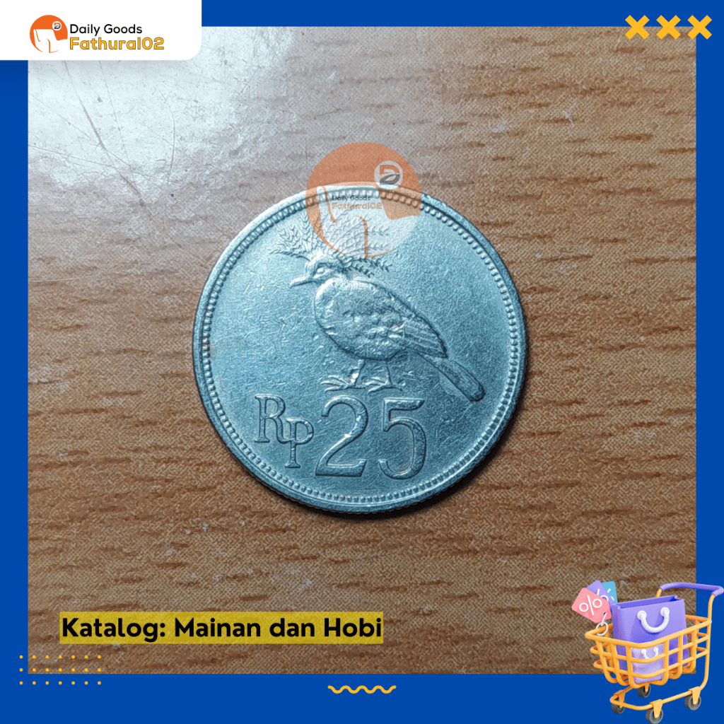 Uang Koin Kuno Rp 25 Emisi Tahun 1971 (Seri 1)