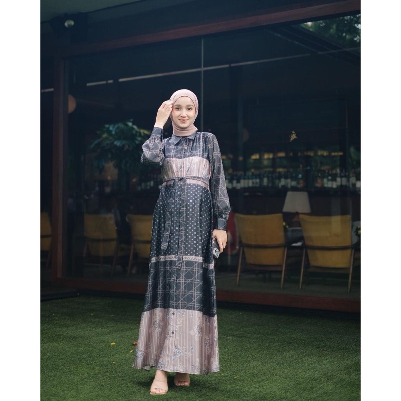 preloved vanilla hijab dress