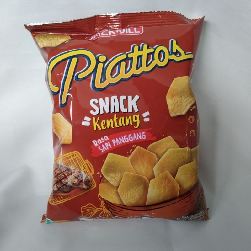 

piatos Snack kentang 35gr rasa sapi panggang