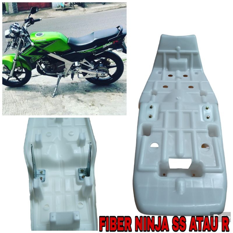 FIBER TULANG JOK NINJA R/SS + PLAT DUDUKAN