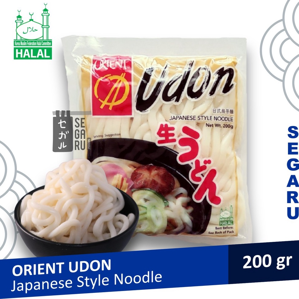 

Cuci gudang Orient Mie Udon Halal Japanese Style Noodle 2gr