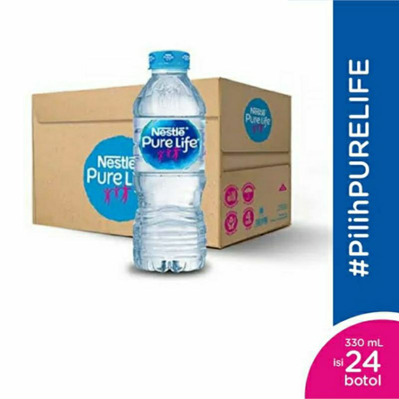DEPO Nestle Pure Life 1 Dus Air Mineral Botol 330 ml Isi 24