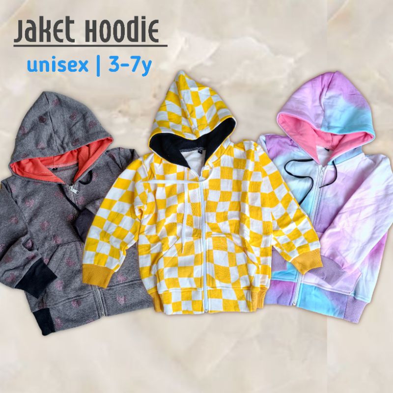 jacket hoodie import bahan tebal (3-8y)