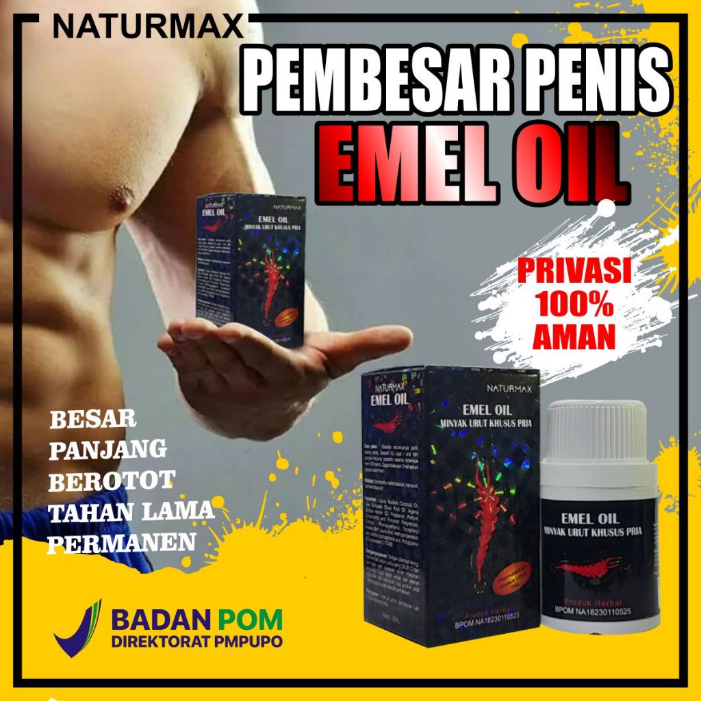 EMEL OIL Minyak lintah hitam pembesar peniz 100% original pembesar permanen Mr.P minyak lintah asli Papua bpom