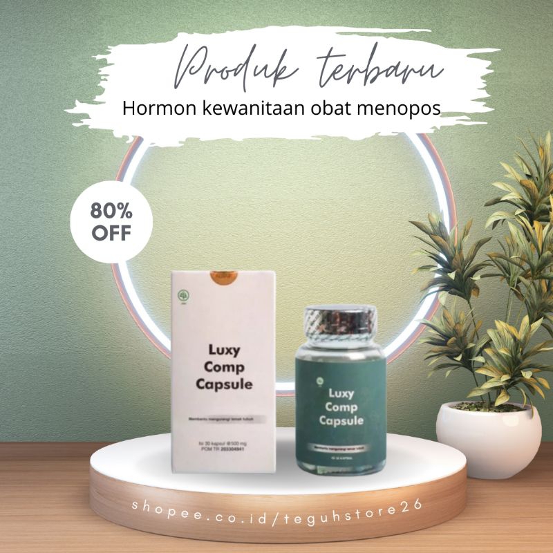 LUXY COMP CAPSULE PEMUTIH PELANGSING BADAN ASLI ISI 30