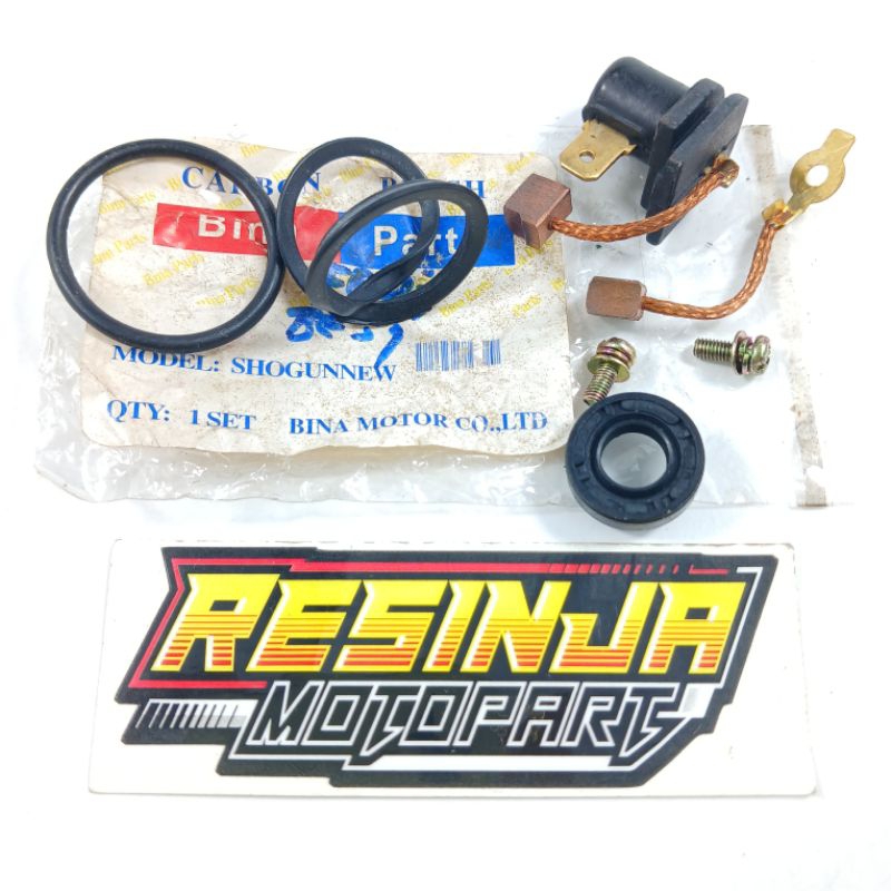Arang Areng Carbon Brush Cool Dinamo Stater Suzuki Shogun 110 R New Old Lama Kebo Smash