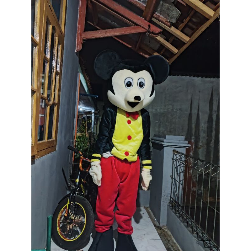 kostum badut Mickey mouse