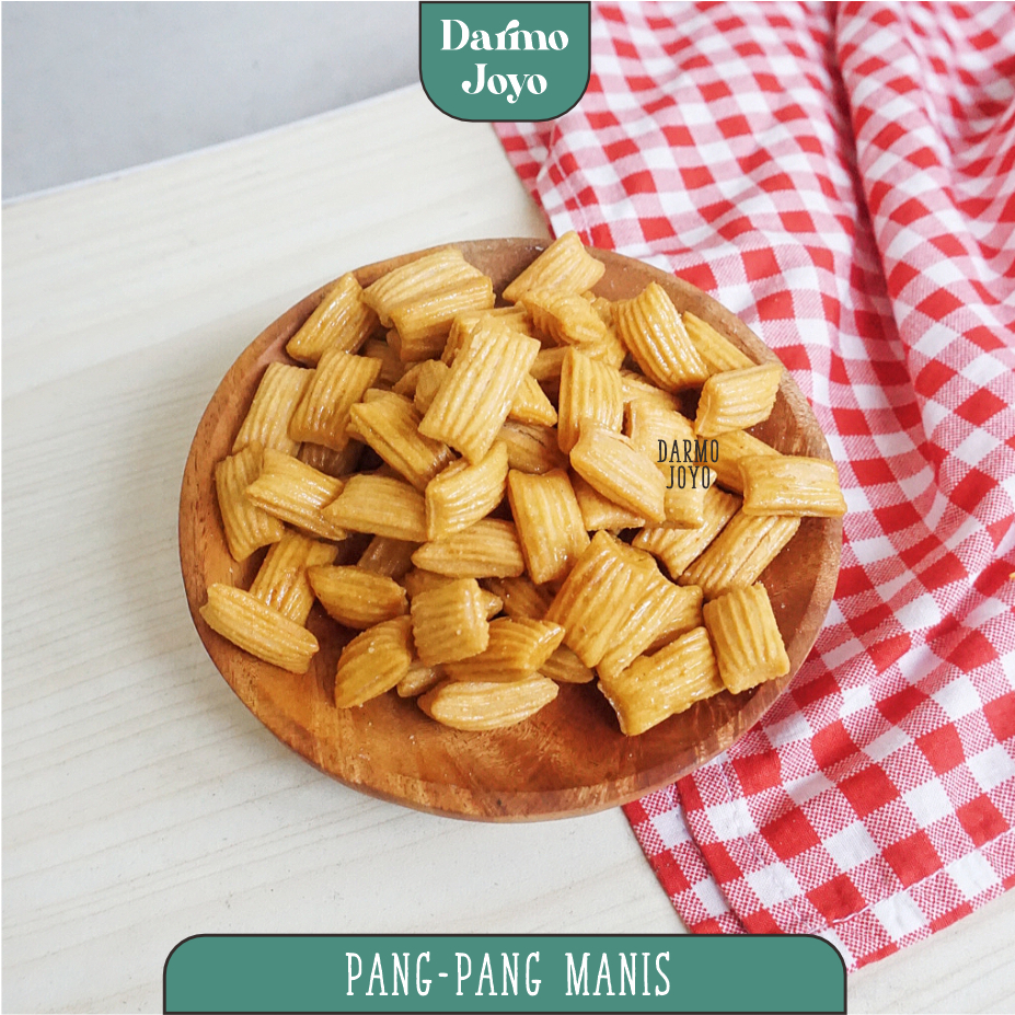 

Pang Pang 1kg - DARMO JOYO - 1000gr Roti Kue Snack Bantal Karamel Pangpang Kroma Spesial Renyah Manis Jadul Camilan Cemilan Jajanan Snack Kiloan