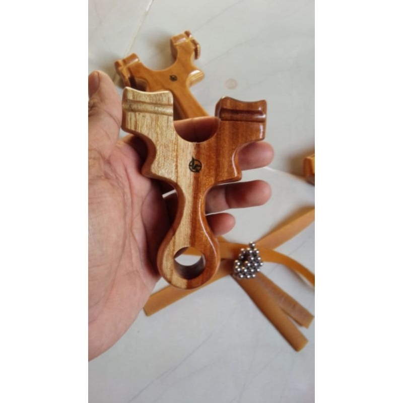 Ketapel Mini Bahan Kayu Jati