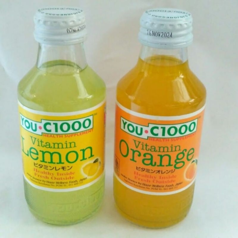 

YOU C 1000 / YOU C1000 Vitamin Health Suplement Botol 140 ml Orange / Lemon - SJY Shop Hemat