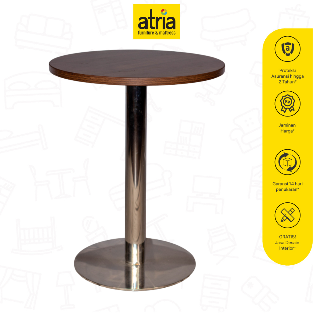 Atria Meja Essen  Round Top