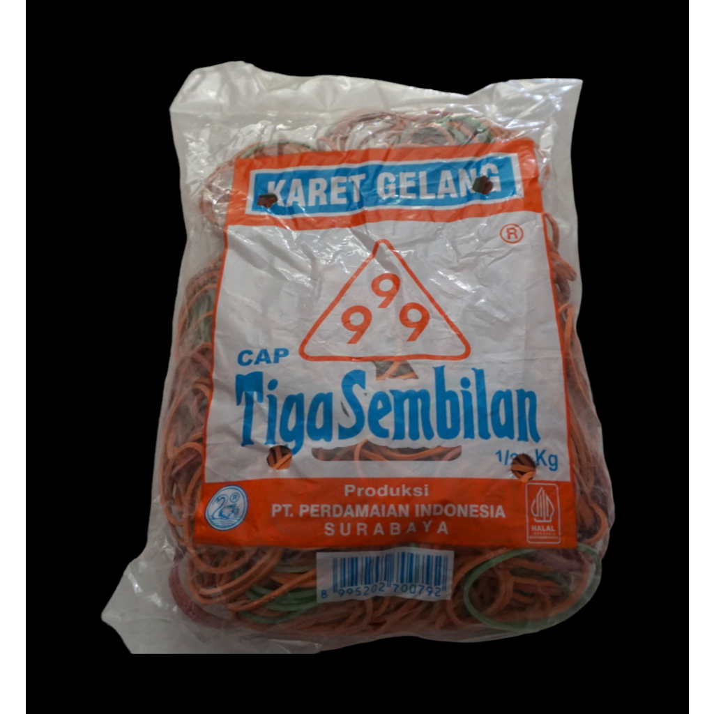 

KARET GELANG WARNA WARNI MERK 999 (KEMASAN 100GR & 500GR)