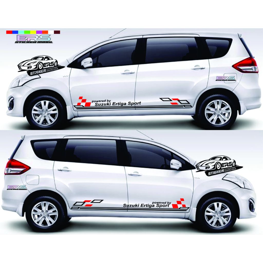 stiker minimalist sticker suzuki ertiga sport terbaru cutting stiker
