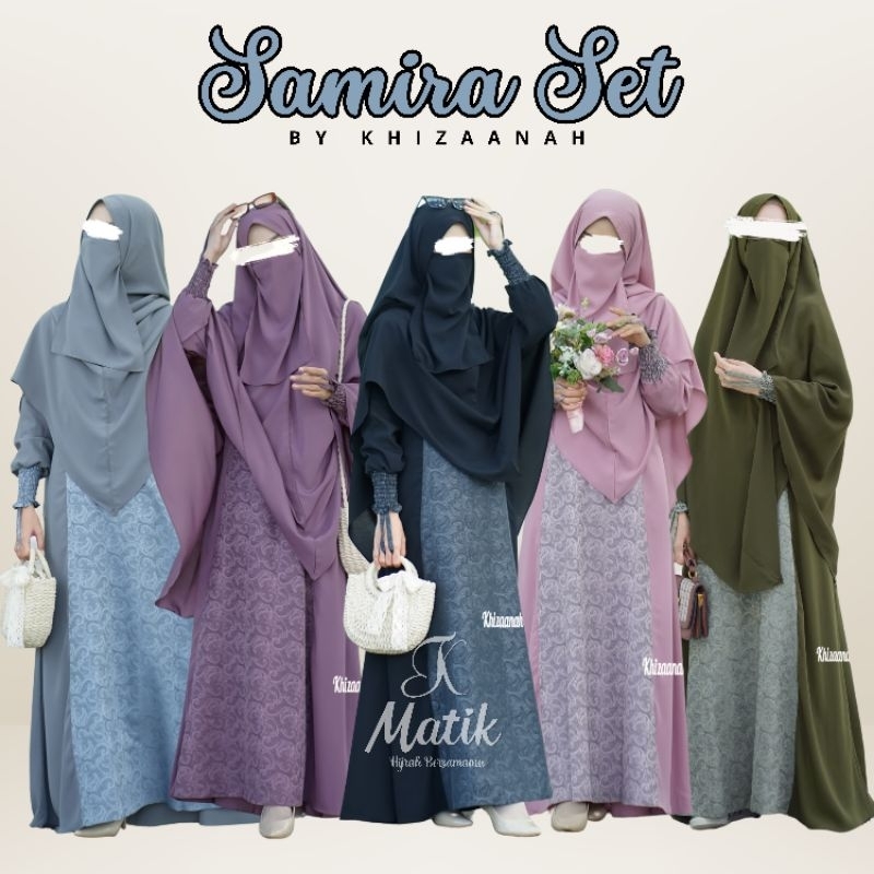 Gamis Set Samira by Khizaanah Sunnah