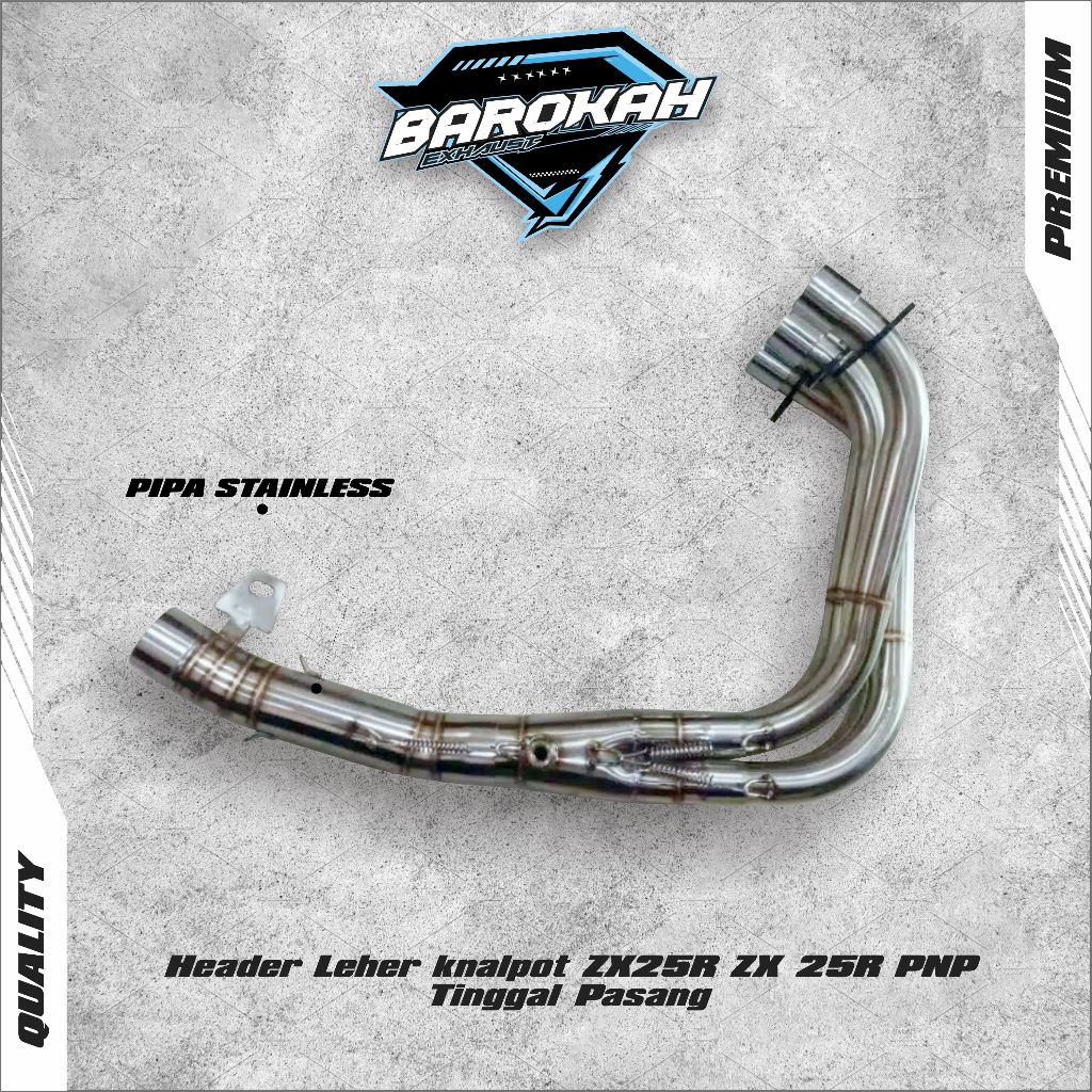 Header Leher knalpot ZX25R ZX 25R PNP Tinggal Pasang