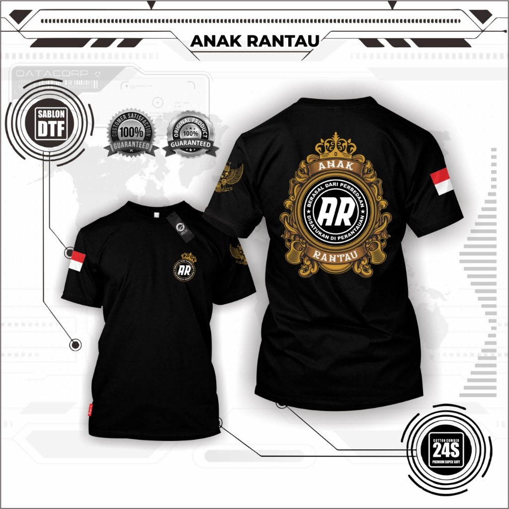 Unique Sablon | Kaos Plat Anak Rantau
