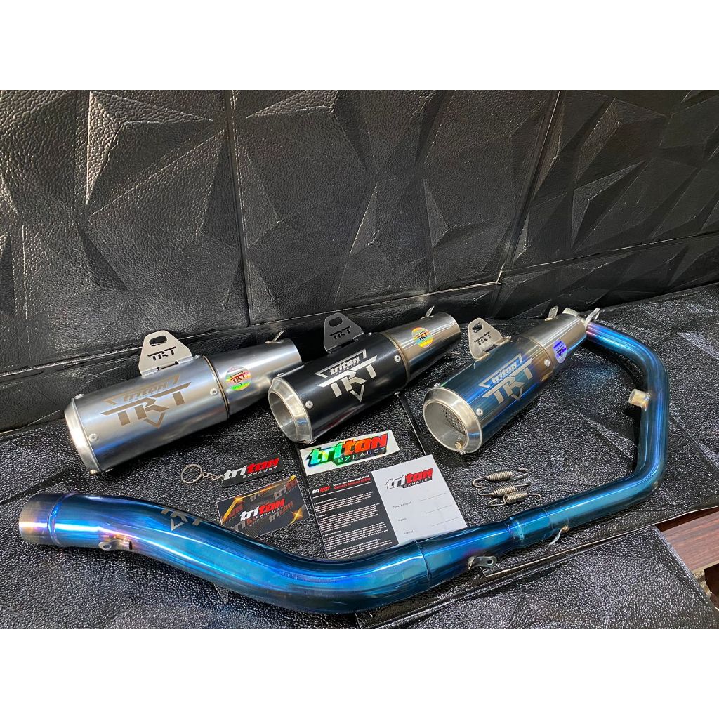 Knalpot Racing R15v3 v2 v4 CBR150R CB150 GSX150R Original Triton Exhaust