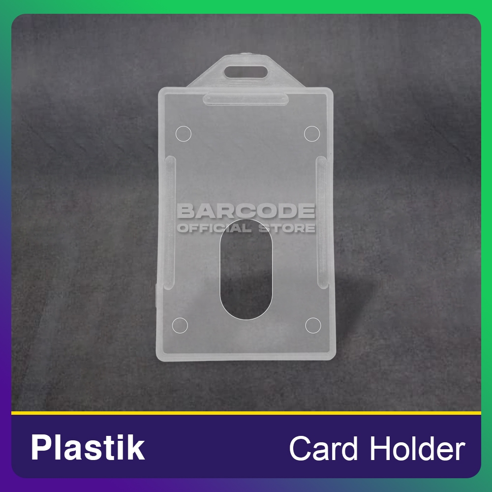

Case Plastik Kartu PVC ID Card Holder Casing Frame Transparan Bening