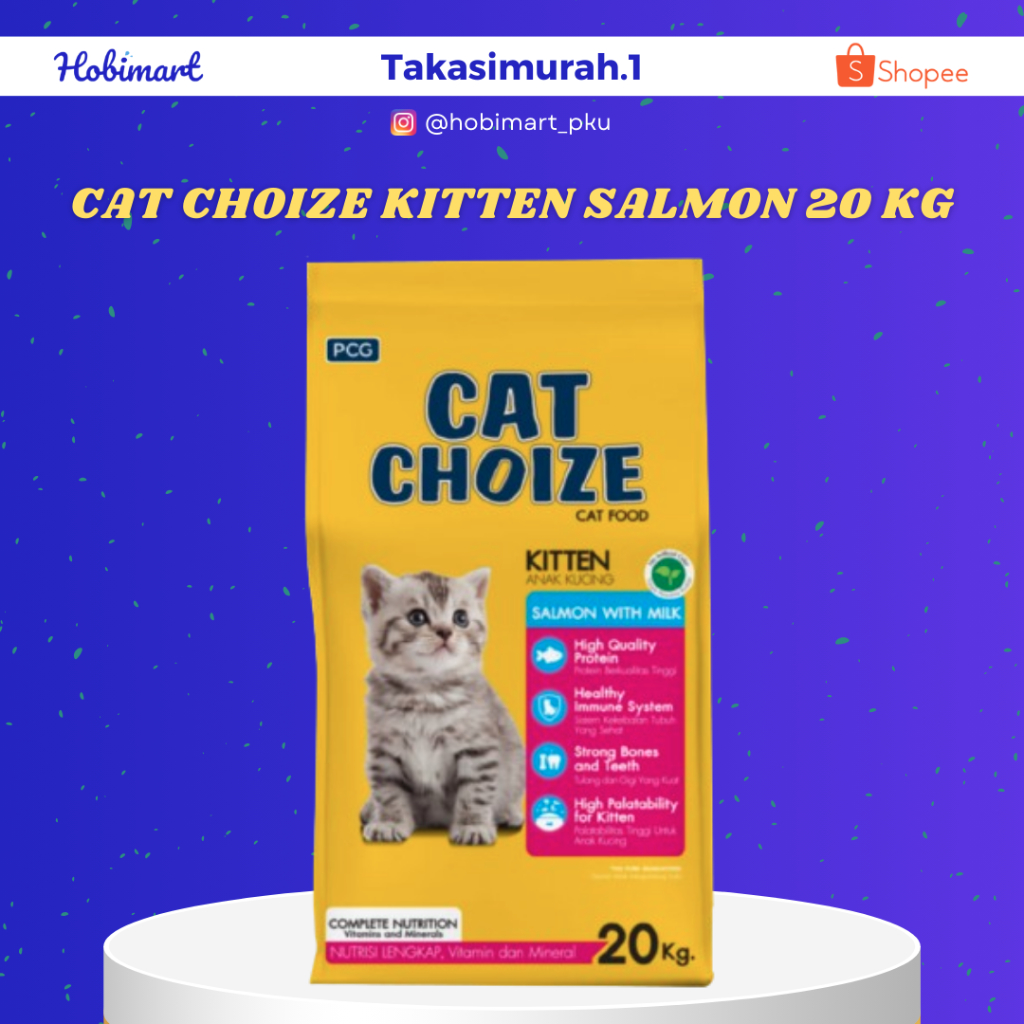CAT CHOIZE KITTEN SALMON 20 KG